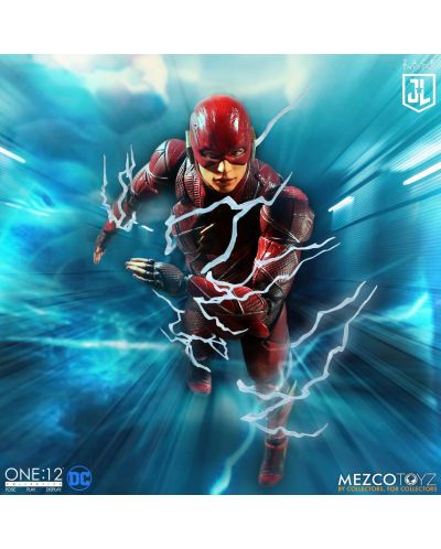 Set de figurine de acțiune Mezco DC Comics: Justice League - Deluxe Steel Box (Zack Snyder's Justice League) - 8