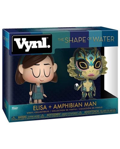 Set Figurine Funko VYNL The Shape of Water - Elisa & Amphibian Man - 2