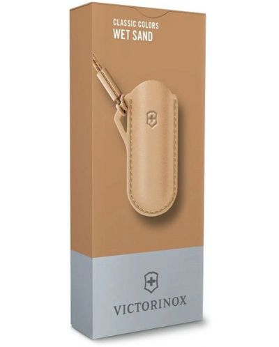 Toc de piele pentru briceag  Victorinox Classic - Wet Sand - 1