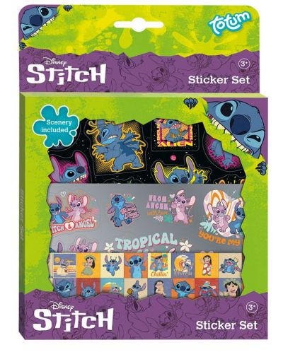 Set de stickere Totum - Stitch, 3 foi - 1
