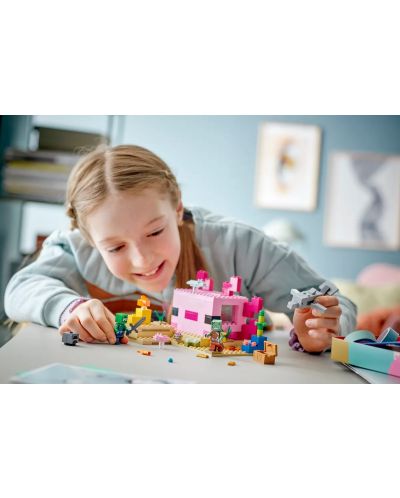 Constructor LEGO Minecraft - Casa Axolotl (21247) - 7