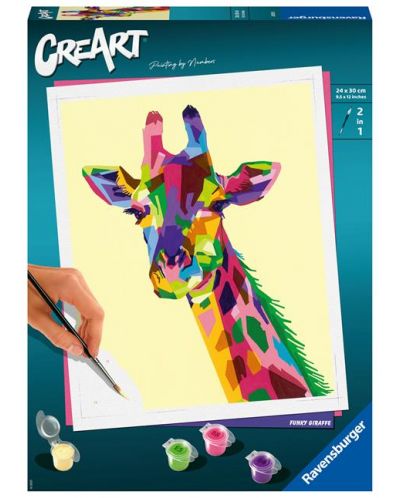 Set de pictură Ravensburger CreArt - Girafa - 1