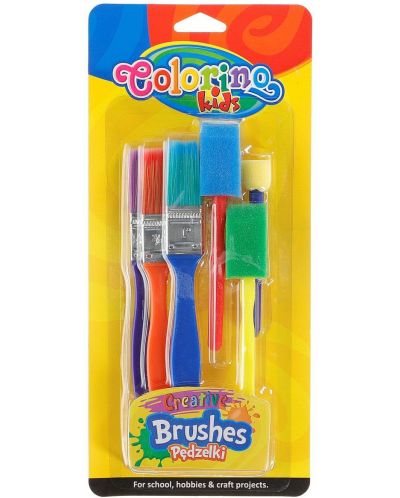 Set pensule de colorat Colorino – 6 buc. - 1