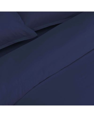 Set de dormitor TAC - Plain BMR, satin, albastru închis - 2