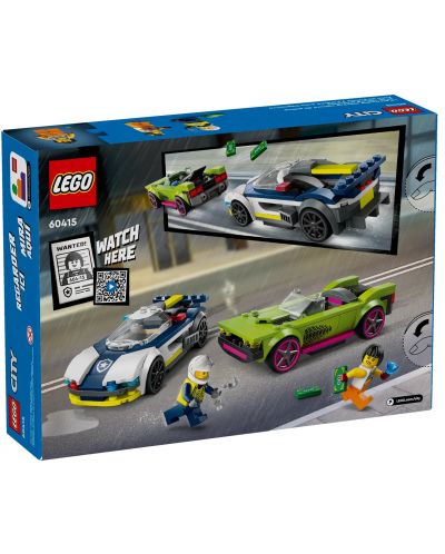 Constructor LEGO City - Urmărire cu mașina de poliție (60415) - 2