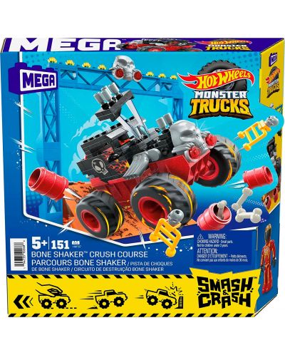 Constructorul Hot Wheels Monster Truck - Bone Shaker Crush Course - 1