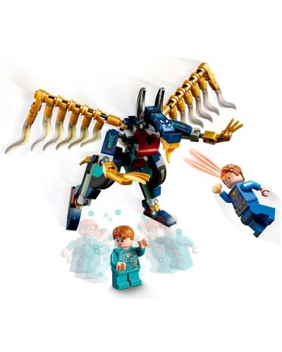 Constructor Lego Marvel Super Heroes - Atac aerian al Eternals (76145) - 4