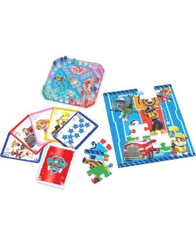 Set de jocuri de masă Spin Master: Paw Patrol Bundle - Jumbo Cards, Pop-Up Game, Puzzle - 3