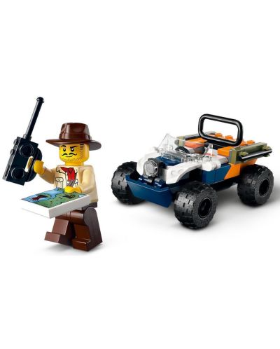 Constructor  LEGO City - Explorator al junglei pe ATV (60424)  - 3