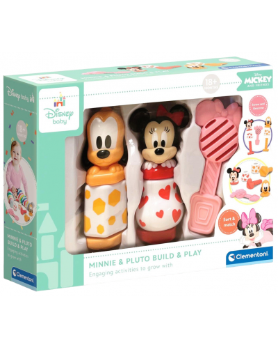 Clementoni Disney Disney Baby Mini Mouse și Pluto Figurine Set - 1