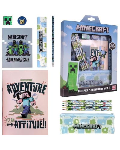 Trusa de ajutor pentru studenții lui Jacob - Minecraft Adventure, 12 bucăți - 2