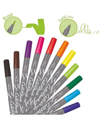 Set de markere  Online - 11 culori, într-o cutie de bambus - 2