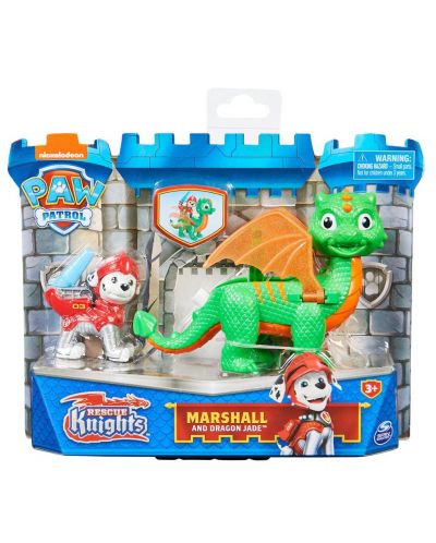 Set Spin Master Paw Patrol - Rescue Knights, Marshall and the Dragon Jade - 1