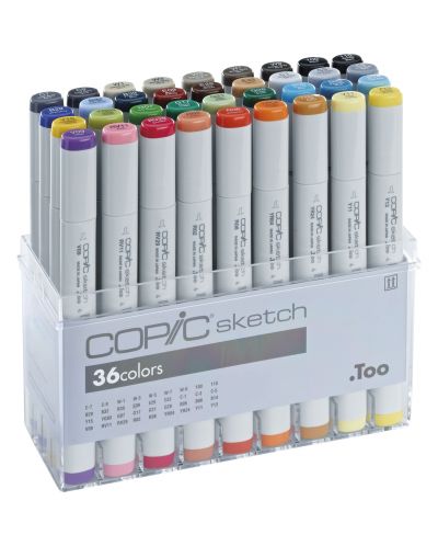 Set de markere Too Copic Sketch - 36 de culori - 1