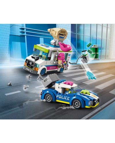 Constructor Lego City - Politia in urmarirea furgonetei cu inghetata(60314) - 4