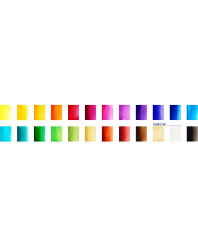 Set de vopsele de acuarelă Faber-Castell - 24 de culori, în cutie - 3