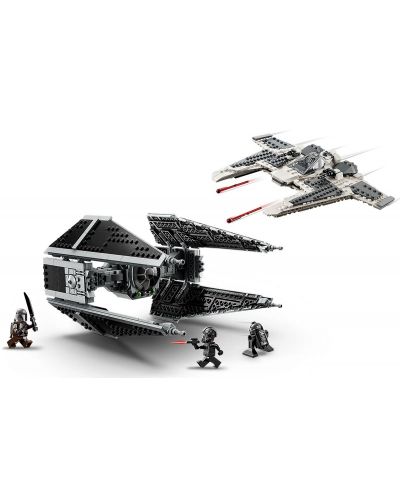 Constructor LEGO Star Wars - Mandalorian Fang Fighter vs. TIE Interceptor (75348) - 4