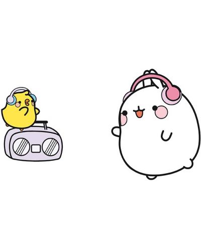 Set de insigne ABYstyle Animation: Molang - Music Molang - 1