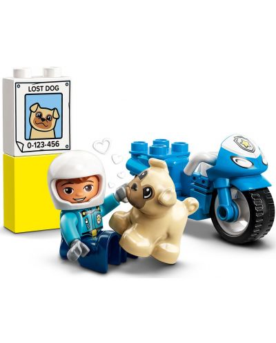 Constructor Lego Duplo Town - Motocicleta de politie (10967)	 - 3