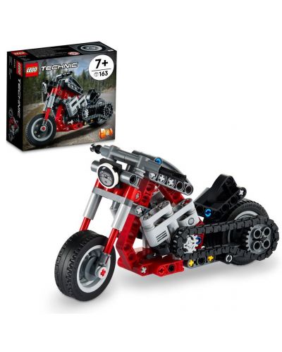 Set constructie Lego Technic - Motocicleta 2 in 1 (42132) - 2