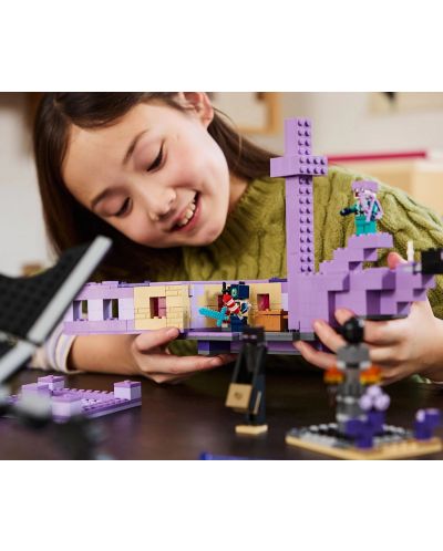 Constructor  LEGO Minecraft - Dragon Ender și Corabia din End (21264) - 5
