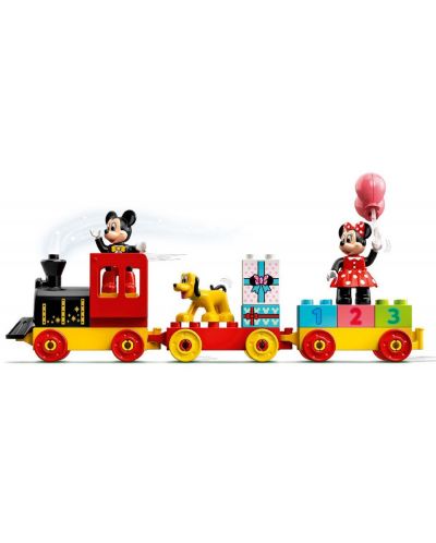 Set de construit Lego Duplo Disney - Tren pentru ziua de nastele a lui Mickey si Minnie (10941) - 4