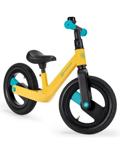 Bicicletă de echilibru KinderKraft - Goswift, galbenă - 2