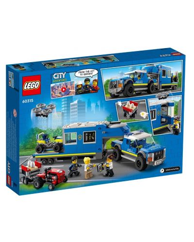 Constructor Lego City -  Masina Centru de comanda mobil al politiei (60315) - 2