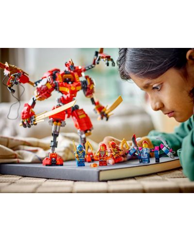 Constructor LEGO Ninjago - Robotul ninja alpinist al lui Kai (71812) - 7