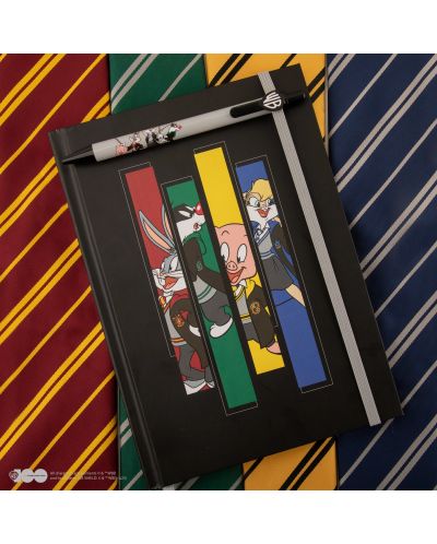 Set caiet cu pix CineReplicas: Looney Tunes - Looney Tunes at Hogwarts (WB 100th) - 7