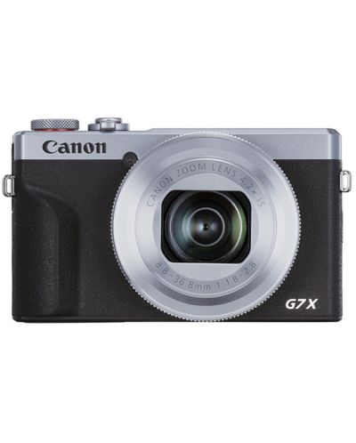 Aparat foto Canon - Powershot G7X Mark III, argintiu/negru | Ozone.ro