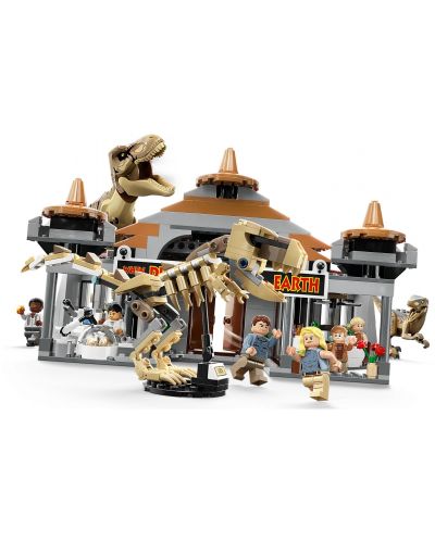 Set de construcție LEGO Jurassic World - Centru de vizitatori cu Rex și Raptor (76961) - 4