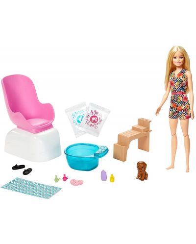 Set  Mattel Barbie and Furniture - Salon de manichiura - 2