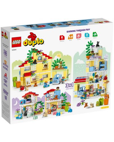 Constructor LEGO Duplo - Casa de familie 3 în 1 (10994) - 10