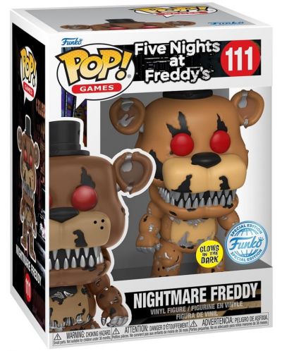 Set Funko POP! Collector's Box: Games: Five Nights at Freddy's - Nightmare Freddy (Glows in the Dark) (Special Edition) - 4
