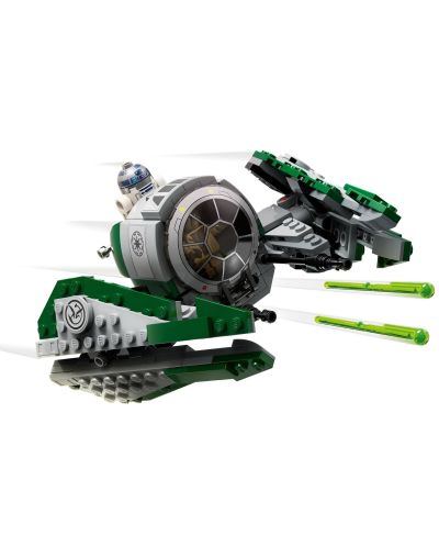 Constructor LEGO Star Wars - Interceptatorul stelar Jedi al lui Yoda (75360) - 4