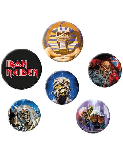 Set de insigne GB eye Music: Iron Maiden - Mix - 1