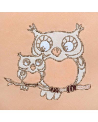 Set cărucior nou pentru bebeluși - Owls, Coral - 4