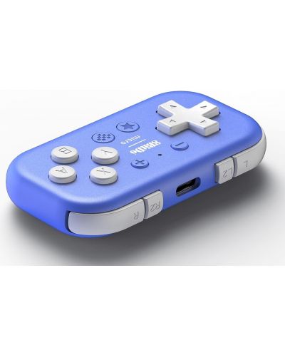 8BitDo Controller - Micro Gamepad Bluetooth, albastru - 2