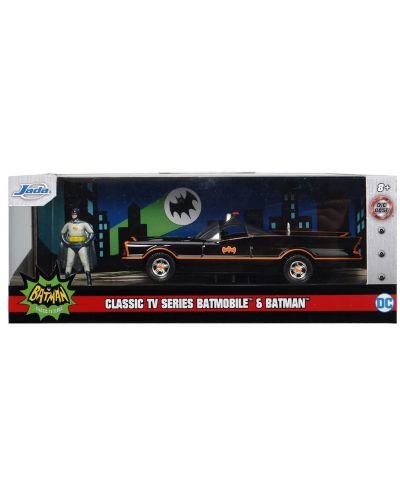 Set Jada Toys - Mașină Classic Batmobile 1966, cu figurină, 1:32 - 2