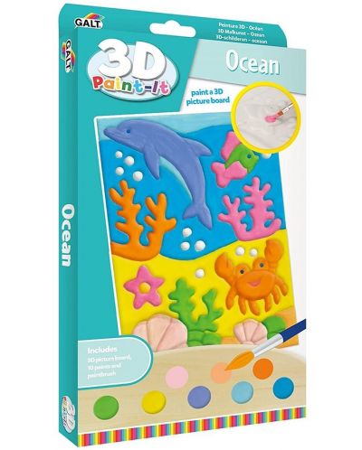 Set de colorat Galt - Imagine de colorat în relief, Oceanul - 1