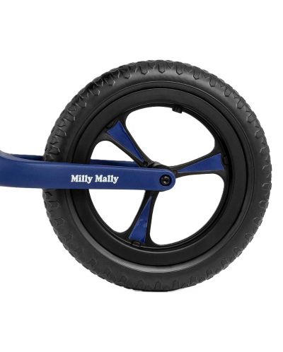 Bicicletă de echilibru  Milly Mally - Ranger, albastru închis - 7