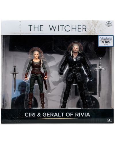 Set figurine de acțiune McFarlane Television: The Witcher - Geralt and Ciri (Netflix Series), 18 cm - 10