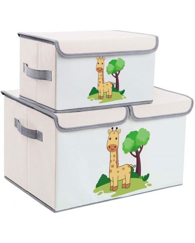 Set de 2 cutii pentru depozitare  Ginger Home - Giraffe  - 1