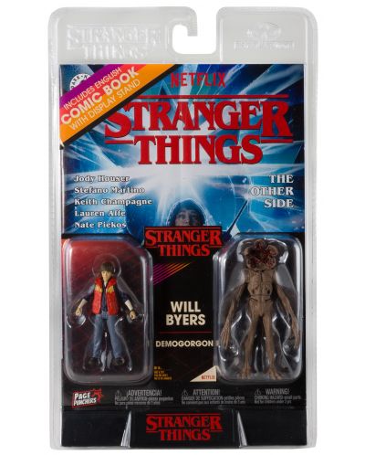 Set figurine de acțiune McFarlane Television: Stranger Things - Will Byers and Demogorgon, 8 cm - 10