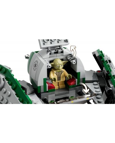 Constructor LEGO Star Wars - Interceptatorul stelar Jedi al lui Yoda (75360) - 5