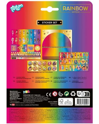 Set de autocolante Totum - Rainbow high - 3