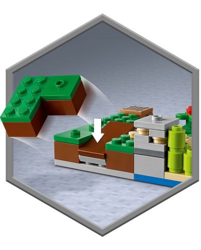 Set de constructie Lego Minecraft - Ambuscada Creeper (21177) - 3