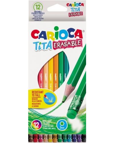 Set de creioane colorate Carioca Tita - 12 culori - 1
