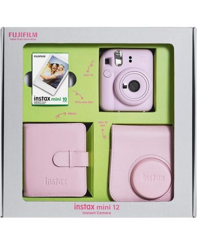 Set Fujifilm - instax mini 12 Bundle Box, Blossom Pink - 1